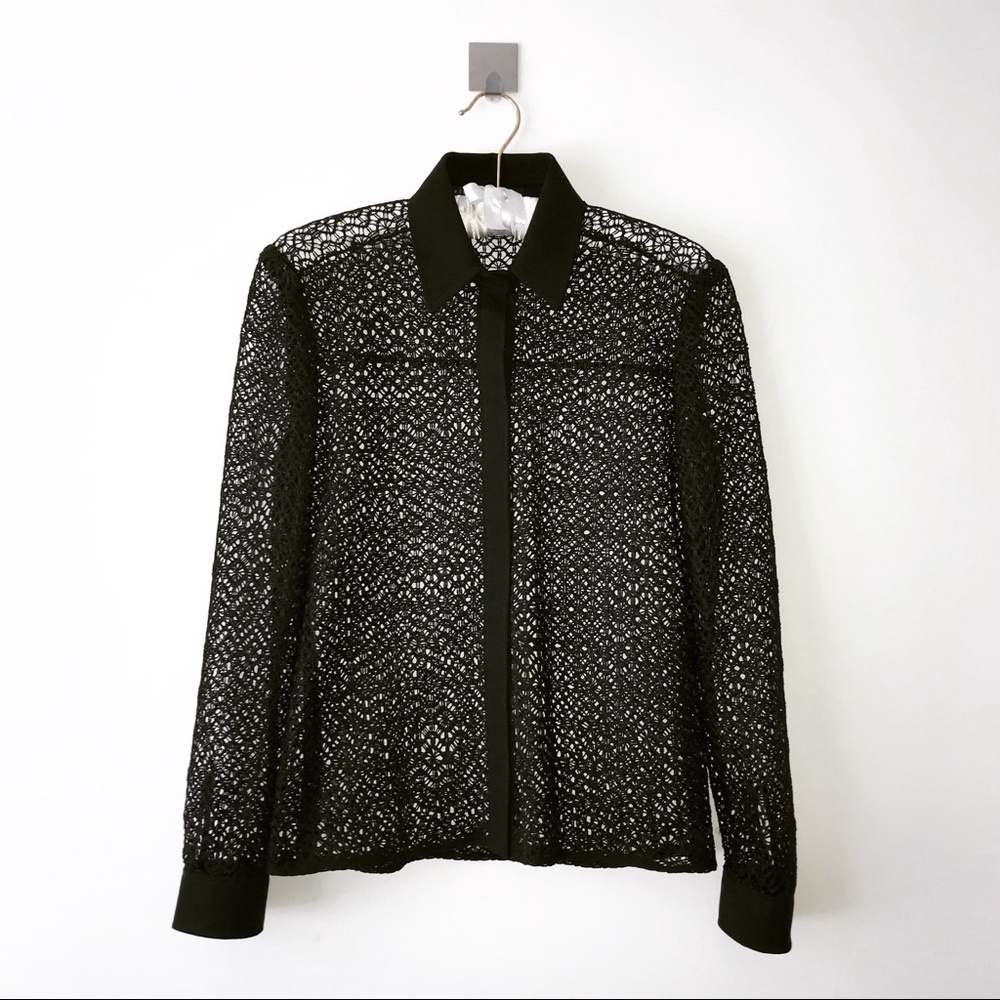 Lace Button up Blouse
